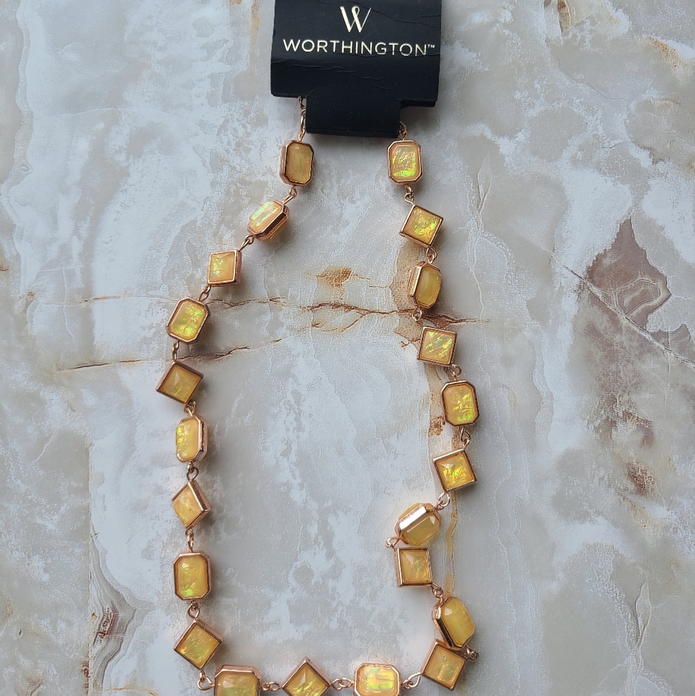 Worthington geometric necklace
